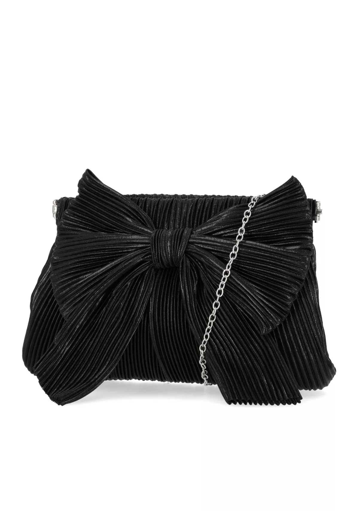 Vivienne Pleated Metallic Clutch | Belk