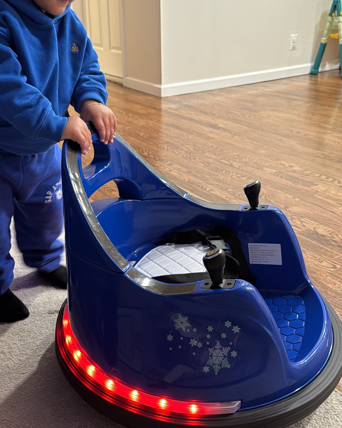 One of Ayven’s Christmas gift: a bumper car. 

#kids entertainment #toys #toddlergifts

#LTKU #LTKFindsUnder100 #LTKKids