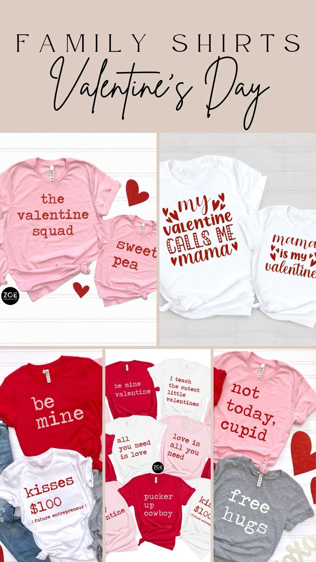 Etsy is showing you can still get these family shirts in time for Valentine’s Day if you haven’t gotten your family outfits! 

#LTKValentines #LTKshirts 

#LTKfamily #LTKSeasonal #LTKkids