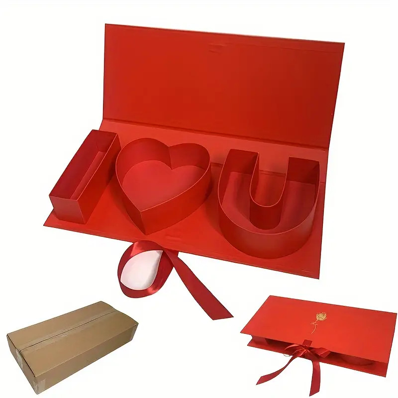 1pc Mother's Day I LOVE YOU Letter Shape Flower Gift Box, Gift Packing Supplies For Suprise, Part... | Temu Affiliate Program