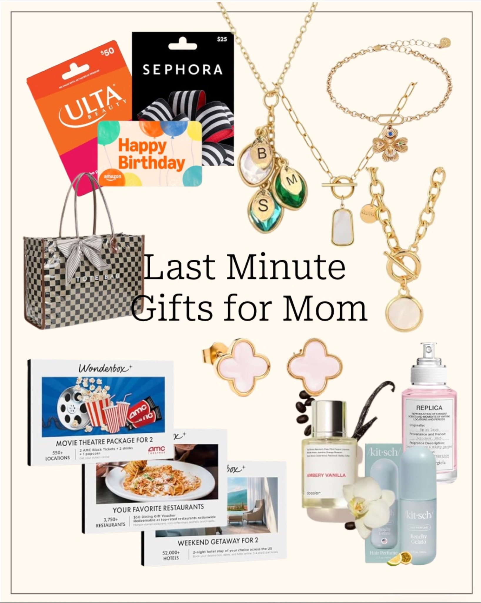 Mother's Day Gift Guide, Last Minute Gifts, Gift Ideas for Mom, Beauty Gift Sets, Personalized Jewelry, Mother's Day Jewelry, Experience Gifts, Stocking Stuffer Ideas, Amazon Finds for Mom, Designer Inspired Accessories

#LTKSeasonal #LTKMothersDay #LTKmomlife
