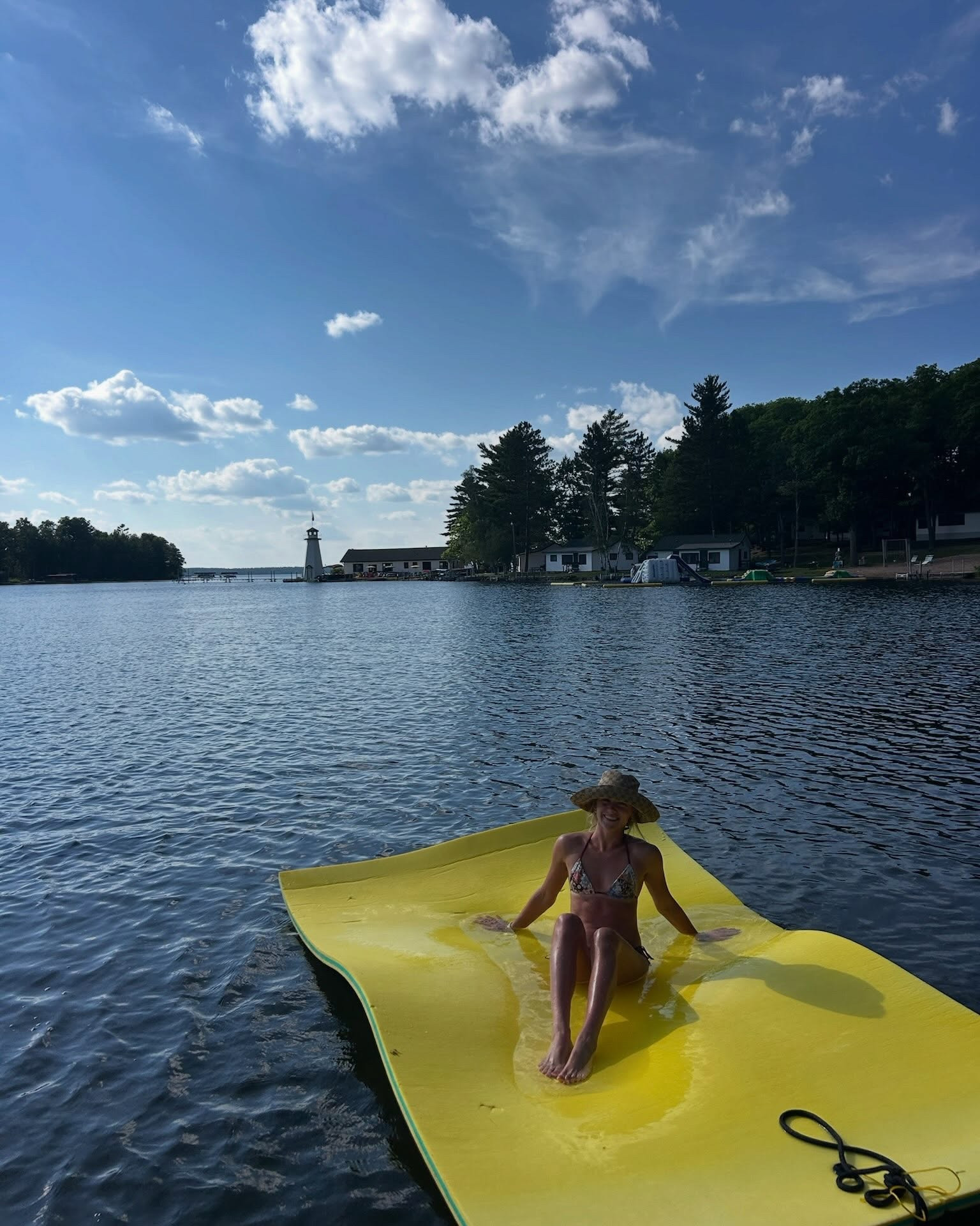 just two sloane’s floating in the middle of the lake. My bikini is Agua Bendita size small and my hat is from DHg8 it’s linked in my Shop my.

#LTKootd #LTKSwim #LTKSeasonal