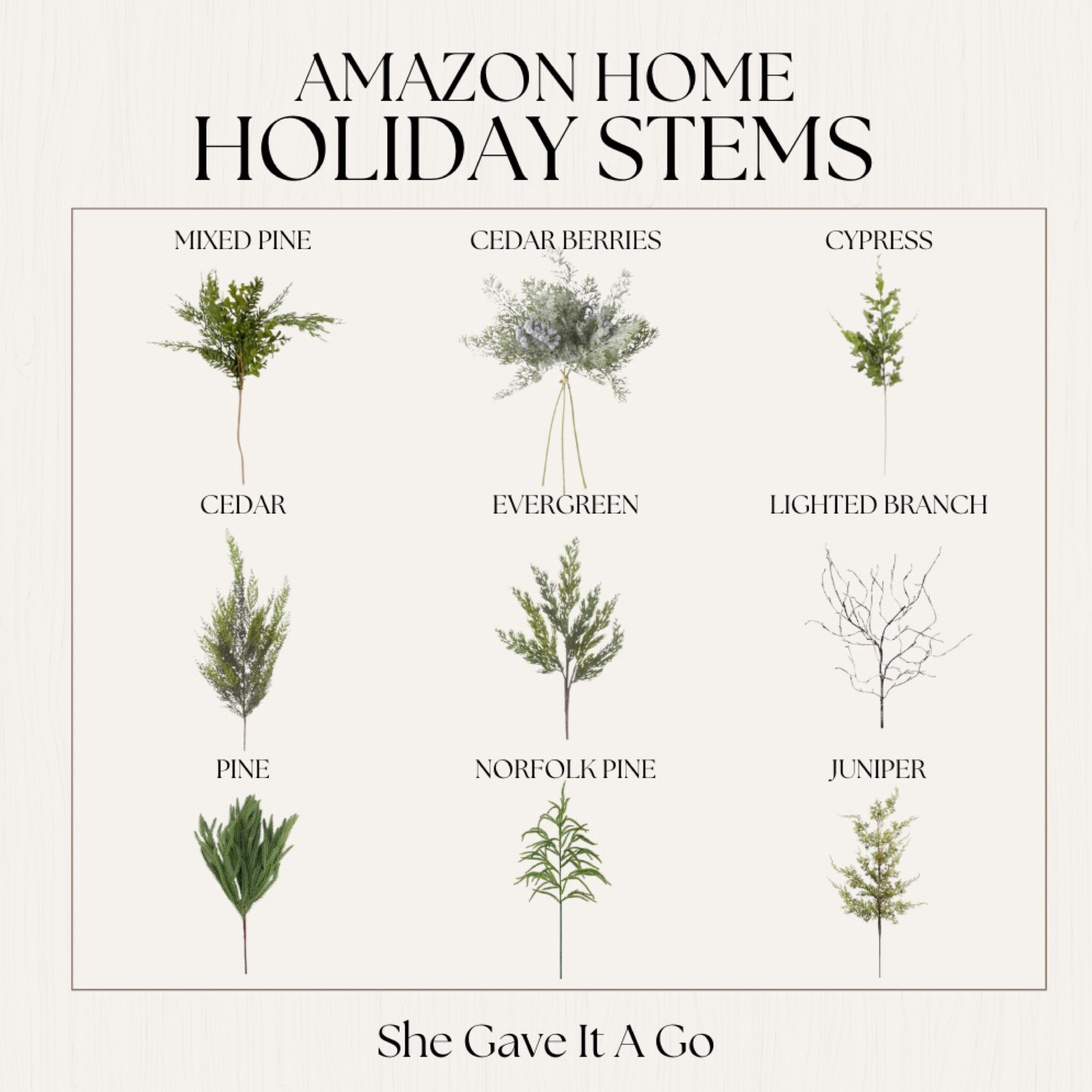 amazon home holiday stems!!

#LTKHome #LTKSeasonal #LTKHoliday