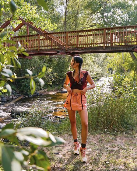 Who said hiking outfits can’t be cute? This cargo skort and crop combo is so pretty — and love the matching Hoka trail sneakers! Linked this whole fit + some cozy layers for Fall hikes 🤎🍁🧡

#LTKSeasonal #LTKfitness #LTKshoecrush