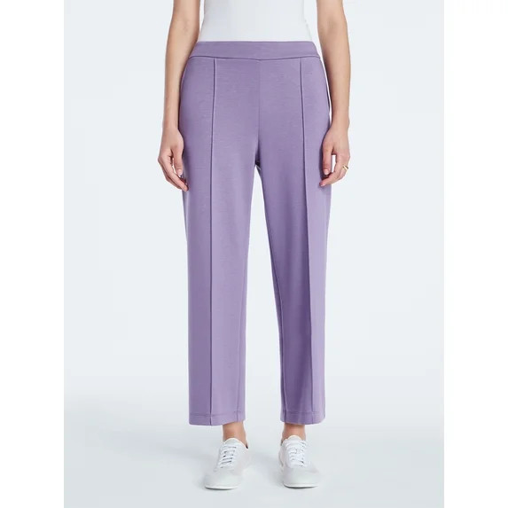 Scoop Women's New Scubaknit Cropped Pants, Sizes XS-4X | Walmart (US)
