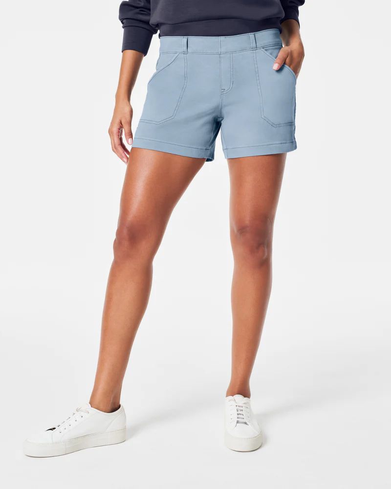 Stretch Twill Shorts, 4 | Spanx