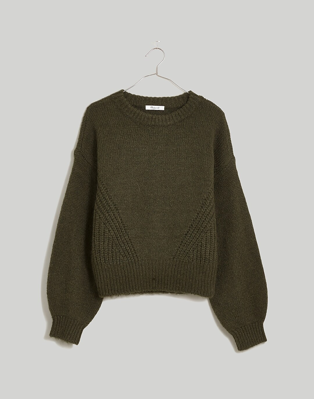 Wool-Blend Wedge Sweater | Madewell