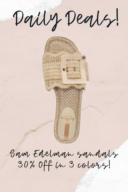 Sam Edelman raffia sandals 

#LTKShoeCrush #LTKSaleAlert #LTKFindsUnder100