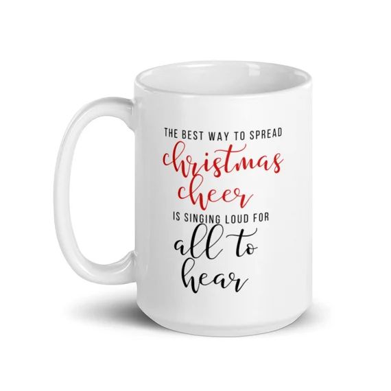Christmas Cheer mug cute mug festive mug christmas mug | Etsy | Etsy (US)