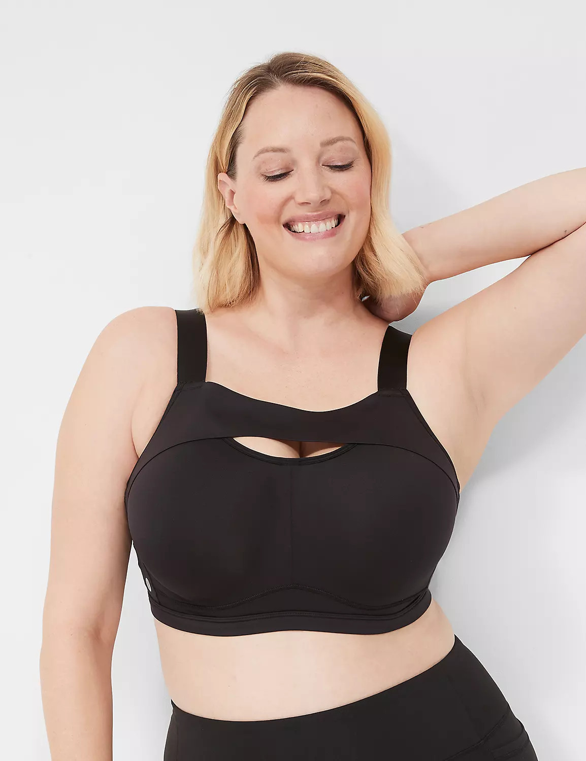 LIVI High-Impact Wicking Underwire Overband Sports Bra | LaneBryant | Lane Bryant (US)