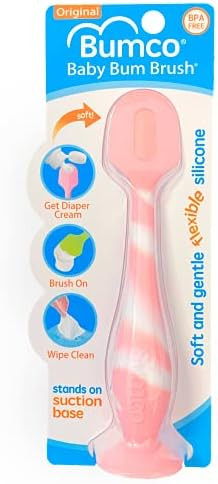 Baby Bum Brush, Original Diaper Rash Cream Applicator, Soft Flexible Silicone, Unique Gift [Light... | Amazon (US)