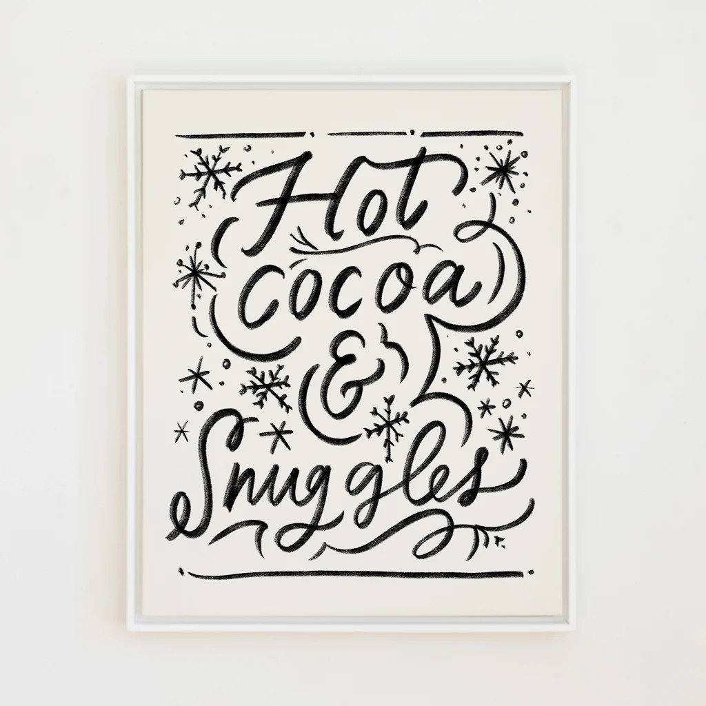 Hot Cocoa & Snuggles | Lindsay Letters, LLC