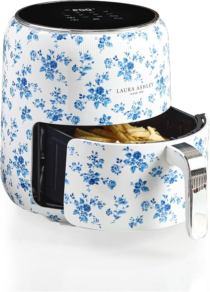 Laura Ashley China Rose 4.75 QT 9-in-1 Digital Air Fryer - 1500W Airfryer | Amazon (US)