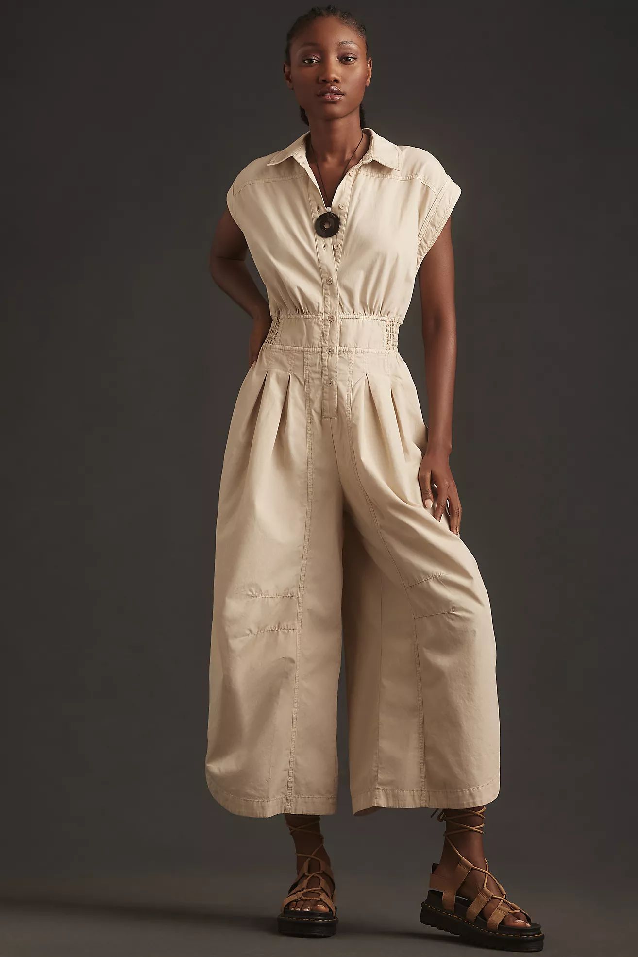 By Anthropologie Shirting Parachute Jumpsuit | Anthropologie (US)