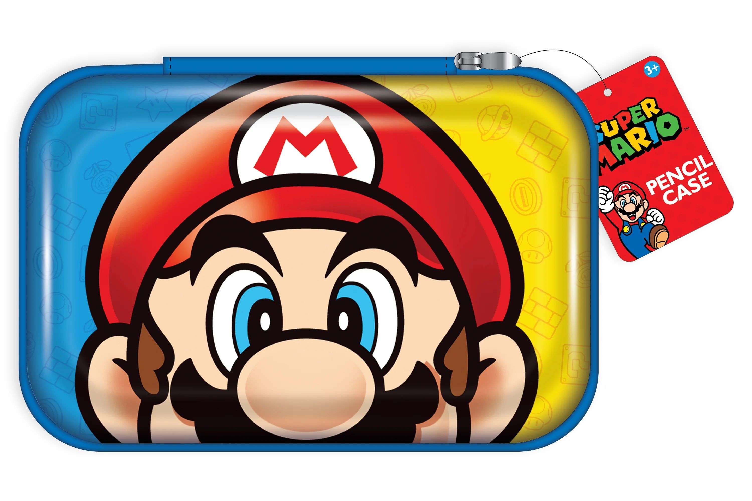 Nintendo Super Mario Multicolor Zipper Pencil Hard Case, 8.75" x 5.25", Elementary School - Walma... | Walmart (US)