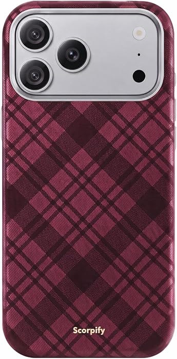 SCORPIFY for iPhone 18 Pro Max Case, iPhone 17 Pro Max Case [Compatible with MagSafe] with Burgun... | Amazon (UK)