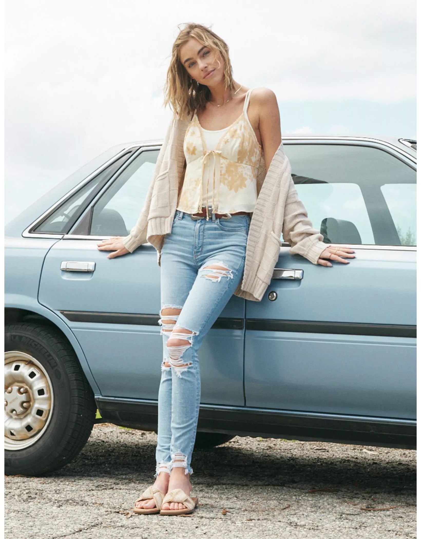 AE Next Level Ripped Super High-Waisted Jegging | American Eagle Outfitters (US & CA)
