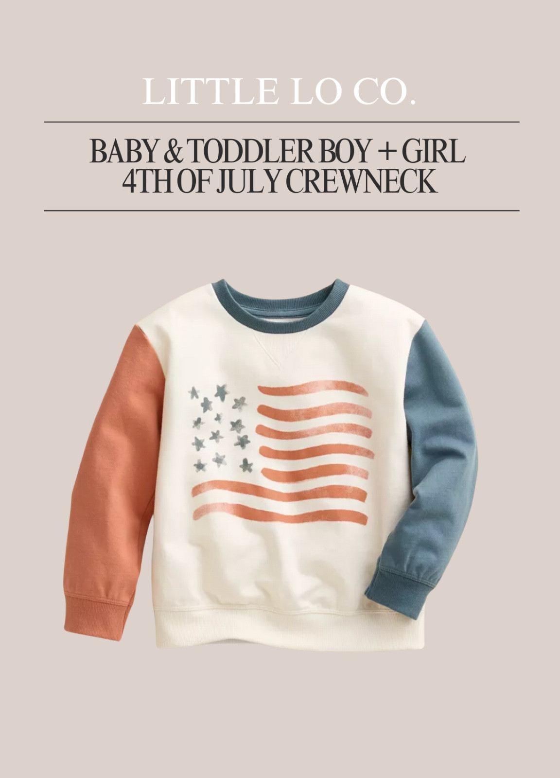 The most adorable crewneck sweatshirt for the 4th! Available in baby and toddler.

#LTKKids #LTKFamily #LTKBaby