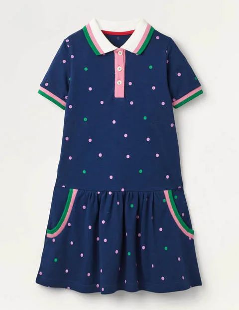 Spotty Polo Jersey Dress | Boden (US)