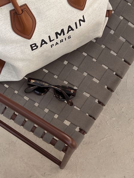 @teuxofficiql sunglasses DAWN in Coffee & Crème, code DRLUXY10 10% off
Balmain tote handbag 
Designer tote handbag 
Nordstrom 

Summer dress 
Sunglasses 
Travel essentials 


#LTKswim #LTKitbag #LTKtravel