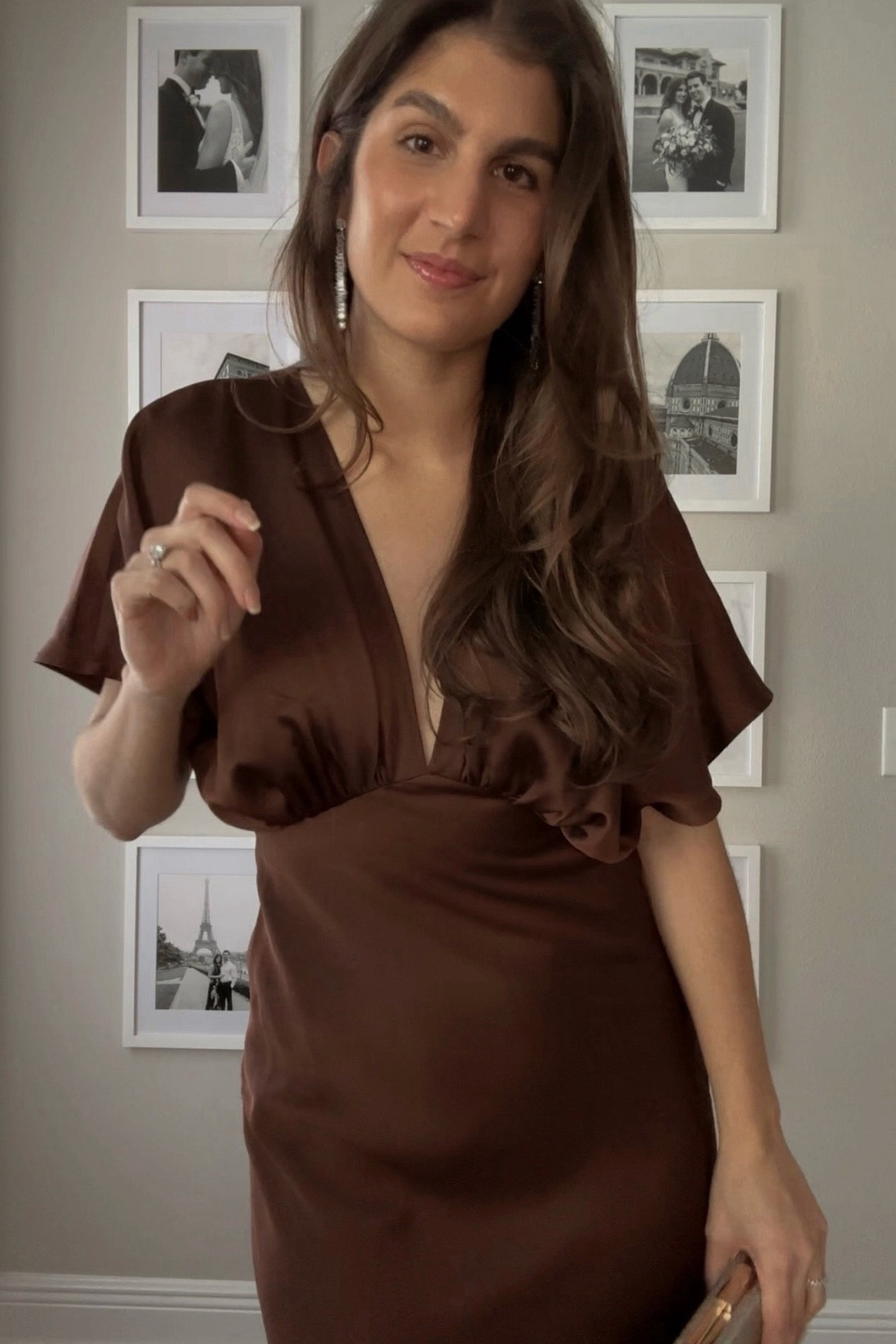 Brown satin gown, bridesmaid dress, Anthropologie dress 

#LTKparties #LTKwedding #LTKstyletip