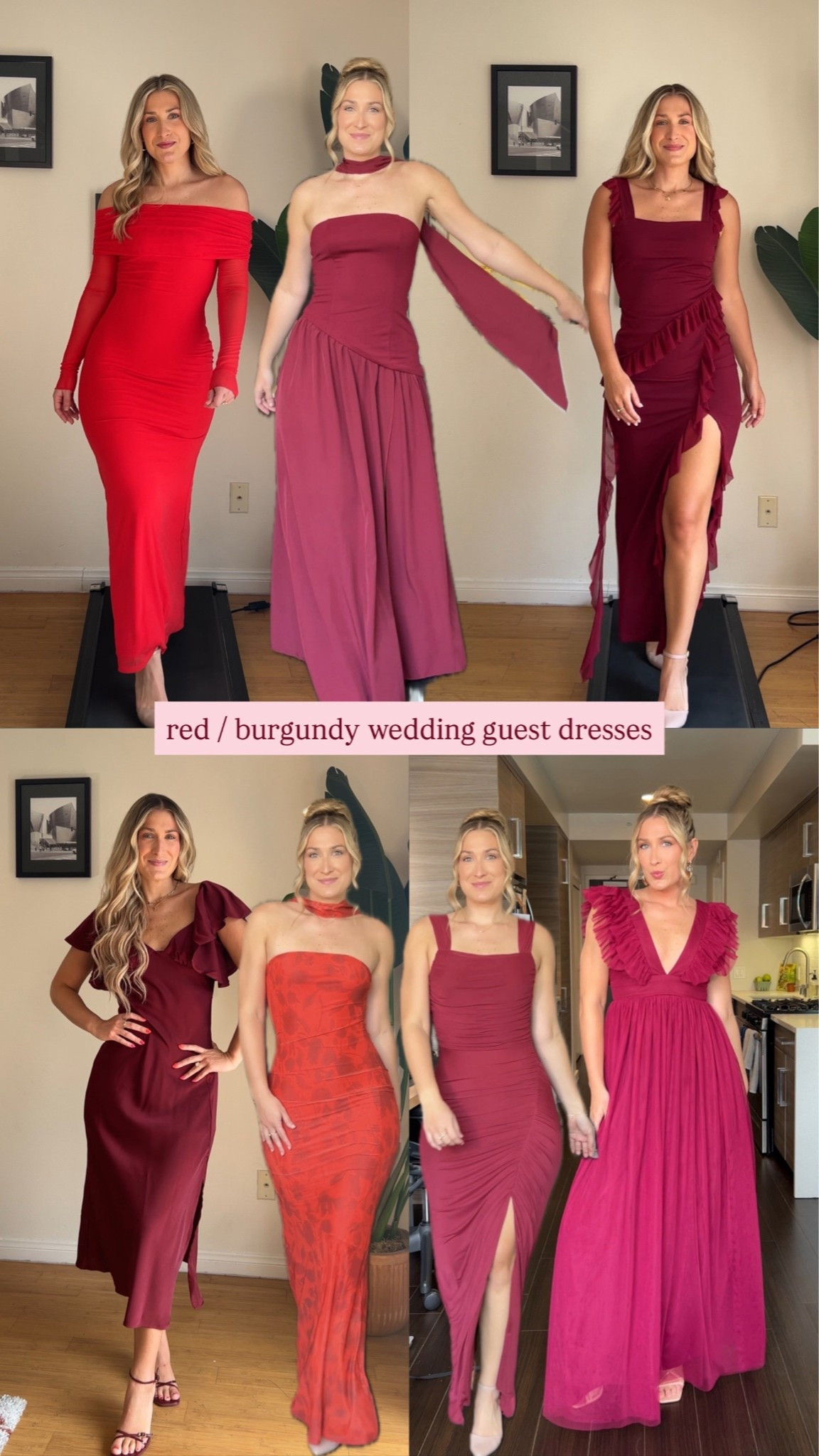 red / burgundy wedding guest dresses ♥️

#LTKSeasonal #LTKWedding #LTKootd