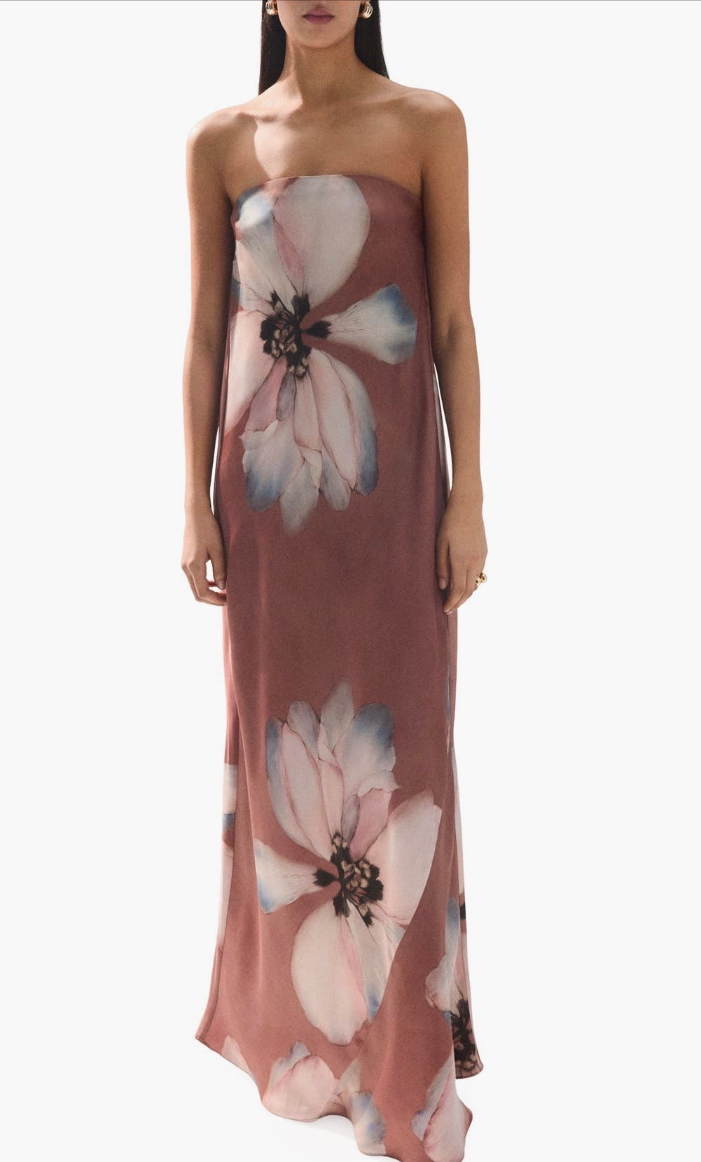 Nordstrom Mango floral open back maxi dress, special occasion, date nightt

#LTKootd #LTKWedding #LTKSeasonal
