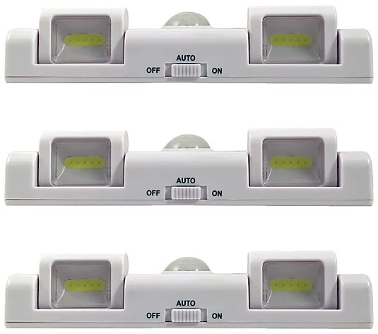 Set of 3 Motion Sensor Under-Cabinet Light | QVC