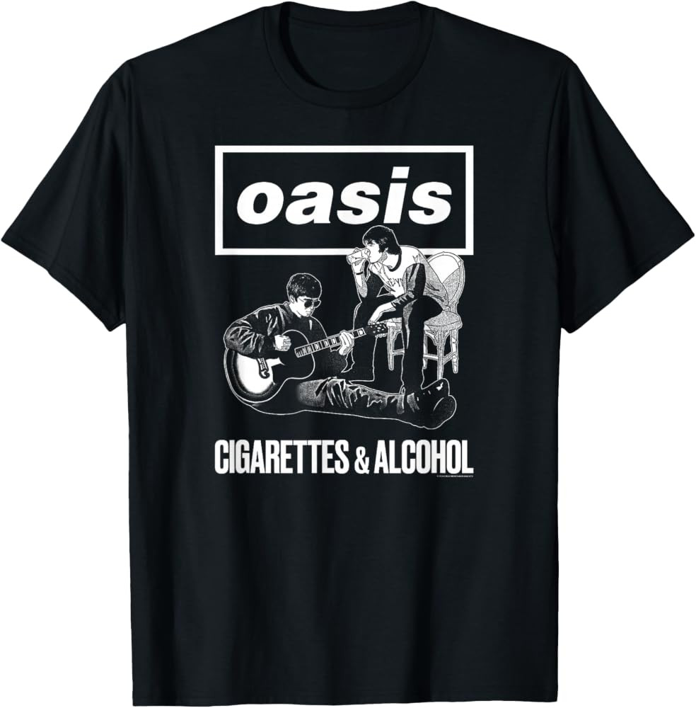 Oasis Cigarettes and Alcohol T-Shirt | Amazon (US)