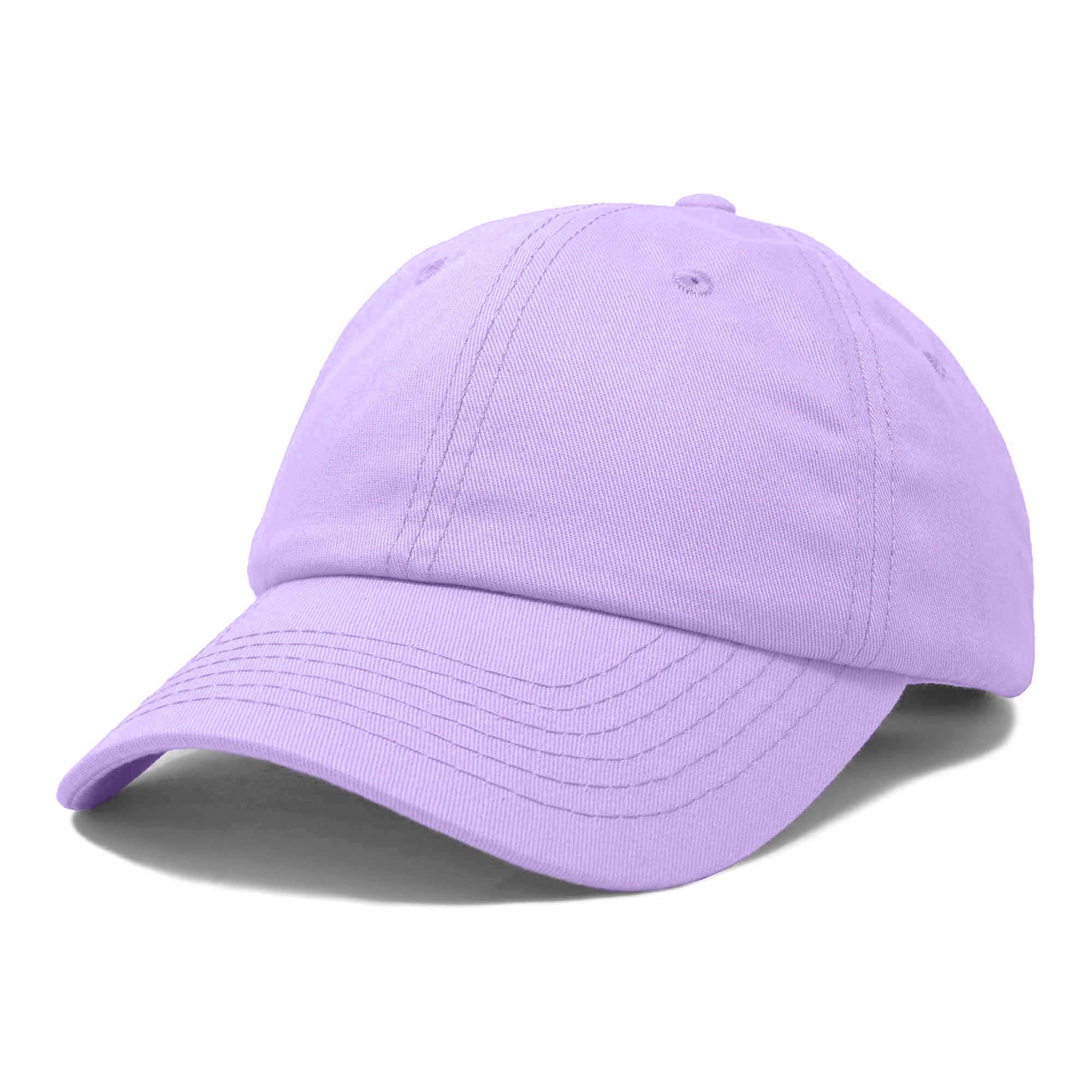 DALIX Womens Hat Lightweight 100% Cotton Cap in Lavender | Walmart (US)