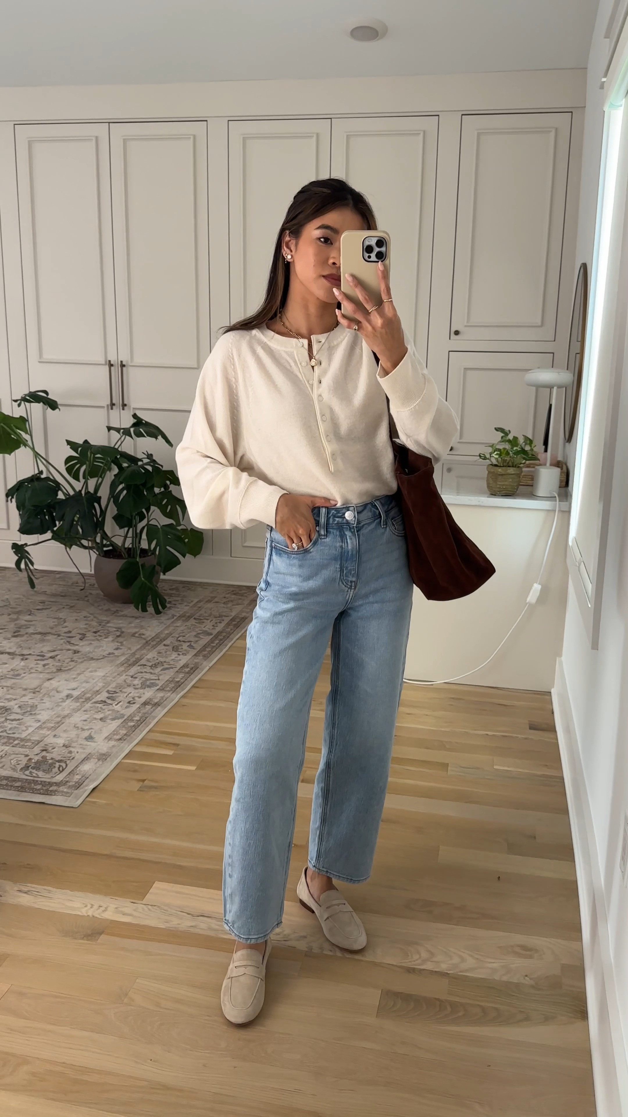 Some of my favorite jeans from @Quince. I love how they are petite friendly!

Sizing info:
-Intro top Quince Mongolian Cashmere Dolman Sleeve Henley Sweater (Size XS in Ivory) 
-Quince Bella Stretch Barrel Jeans (Size 24 short in Cool Blue)

petite fashion, get dressed with me, outfit inspiration, ootd, nashville outfit, Nashville influencer, petite style, vacation style, casual outfits, mom style, petite pants, fall outfits, fall outfit info, fall pants, fall outfit idea, fall top, fall sweater, fall shoes, quince, summer top, fall sweater, jeans, petite jeans, light wash jeans, denim, quince jeans,

#LTKootd #LTKSeasonal #LTKPetite