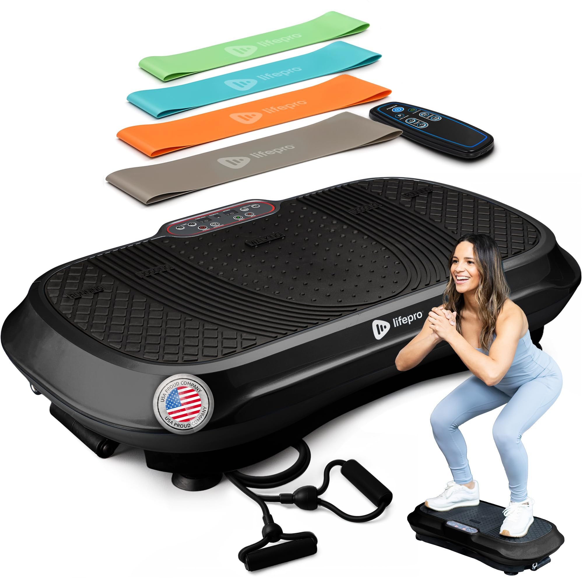 Lifepro Waver Vibration Plate Exercise Machine for Lymphatic Drainage, Muscle Activation, Full-Bo... | Amazon (US)