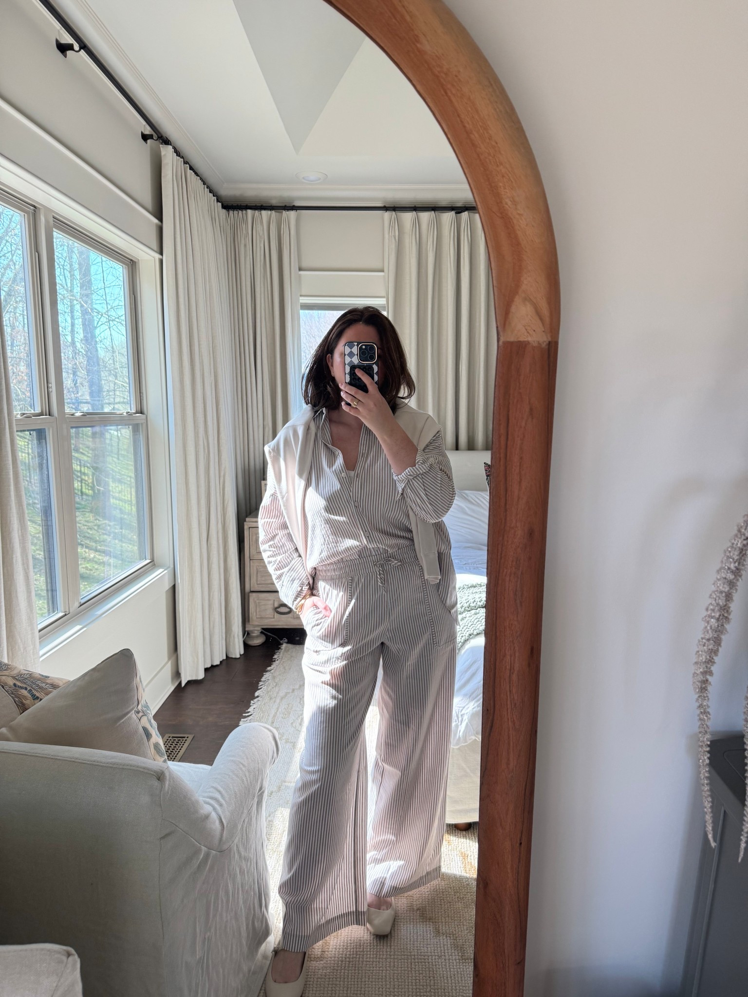 Splendid linen set, spring outfit 