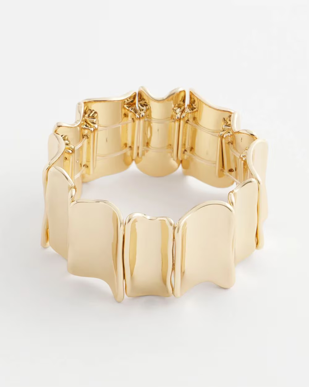Gold Wavy Stretch Cuff | Chico's
