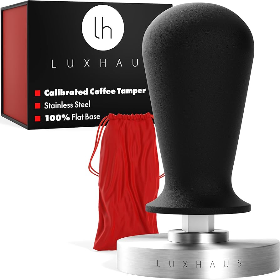 LuxHaus Espresso Tamper - 53mm Calibrated Coffee Tamper for Espresso Machine with Spring Loaded 1... | Amazon (US)