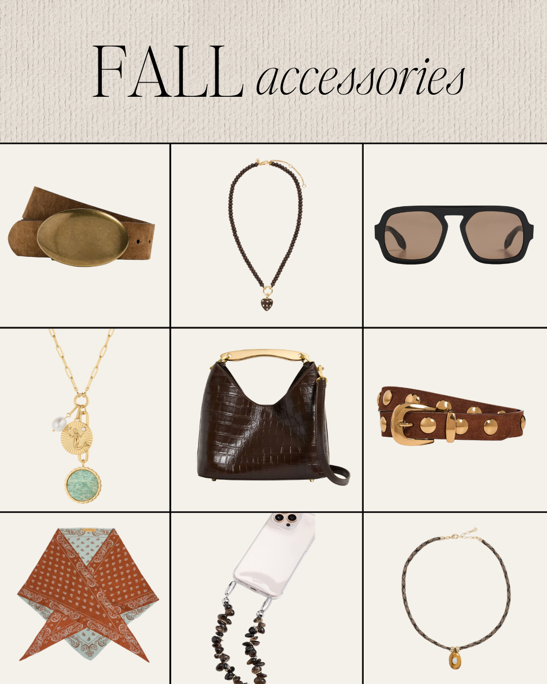 My top 9 fall accessories I have my eye on this year!

#LTKSeasonal