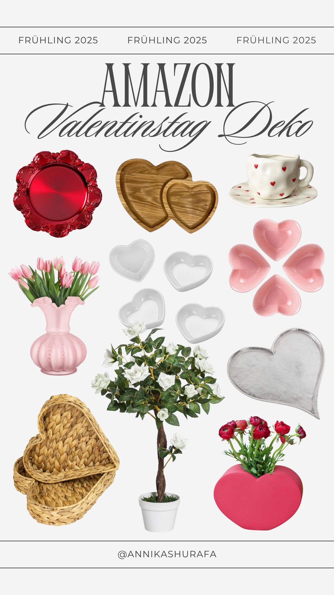 Valentinstag Dekoration von Amazon ❤️ Amazon Finds Valentine’s Day, Amazon Must Haves Valentine’s Day, Herz Dekoration, Valentinstag Favoriten, Amazon Favoriten Valentinstag, Valentinstag Deko, Herz Deko, Valentinstag Geschirr, Herz Teller, Holz Tablett, Herz Tablett, Valentinstag Tablett, Herz Tasse, Valentinstag Tasse, romantisches Geschirr, Herz Geschirr, Tee Tasse, Tassenliebe, Kaffee Tasse, Untertasse mit Herzen, Dipschlalen Herz, Dipschälchen Valentinstag, rosa Ästhetik, romantische Dekoration, Herz Tablett Metall, Silber Tablett, Blumenvase rosa, Vase Valentinstag, Pinke Vase, Rosa Vase, Blumenvase Valentinstag, Blumenstrauß Valentinstag, Geschenke Valentinstag, Geschenke für Sie, Jahrestag Geschenke, Kunstblumen, weiße Rosen, Blumen Dekoration, Amazon Dekoration, geflochtenes Tablett, Herz Vase, Herzen Deko, realistische Kunstblumen, Amazon Gift Guide, Valentine’s Day Gift Guide, Gift Guide for Her, Gifts for Her, Valentinstag Geschenke für Sie

#LTKhome #LTKdeutschland #LTKgiftguide