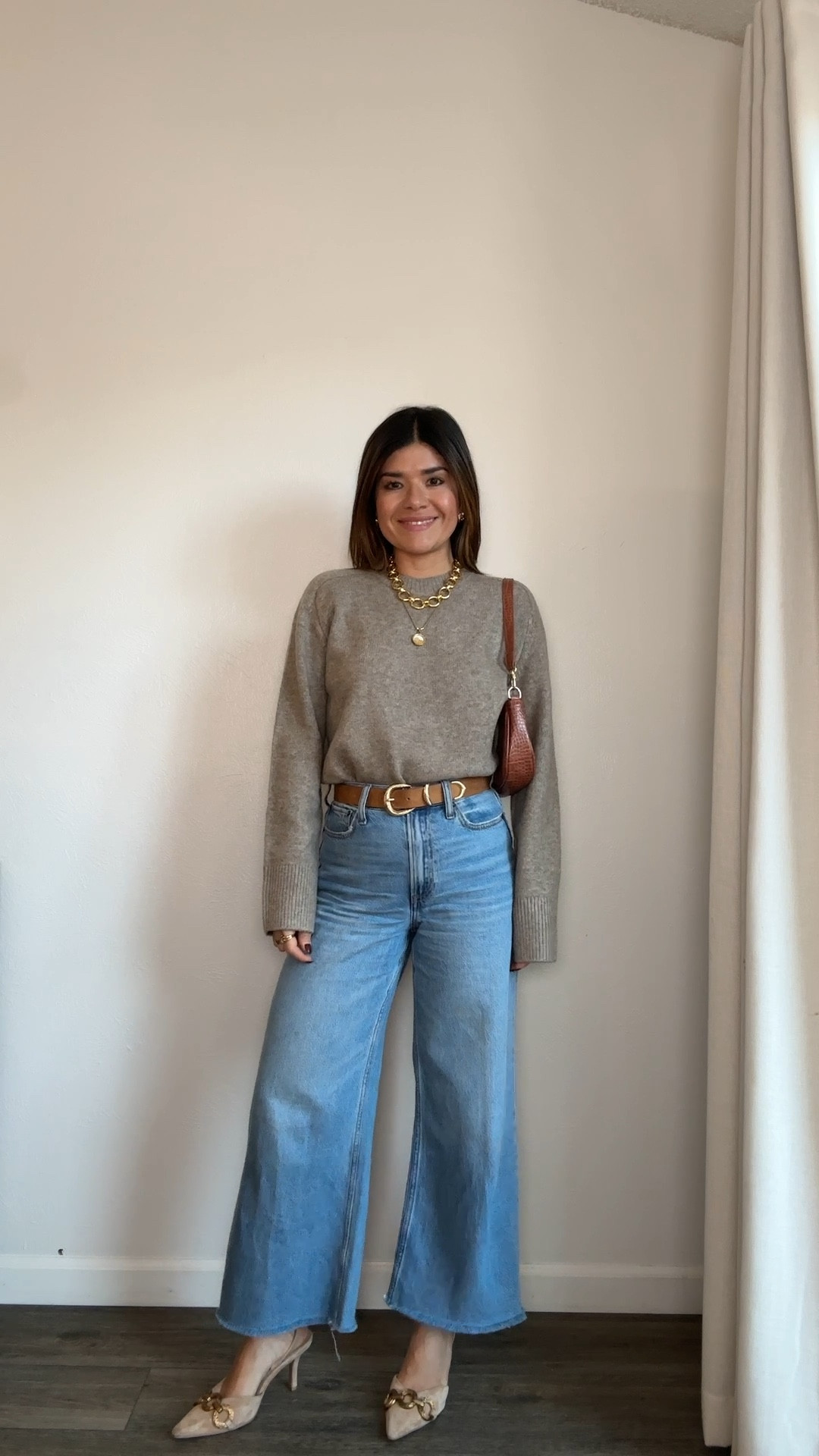 Absolute favorite cropped wide leg jeans!!! They fit like a glove!!! Take 25% off this entire look! 
Sweater size small
Jeans size 24 short

#LTKHoliday #LTKCyberWeek #LTKWatchNow