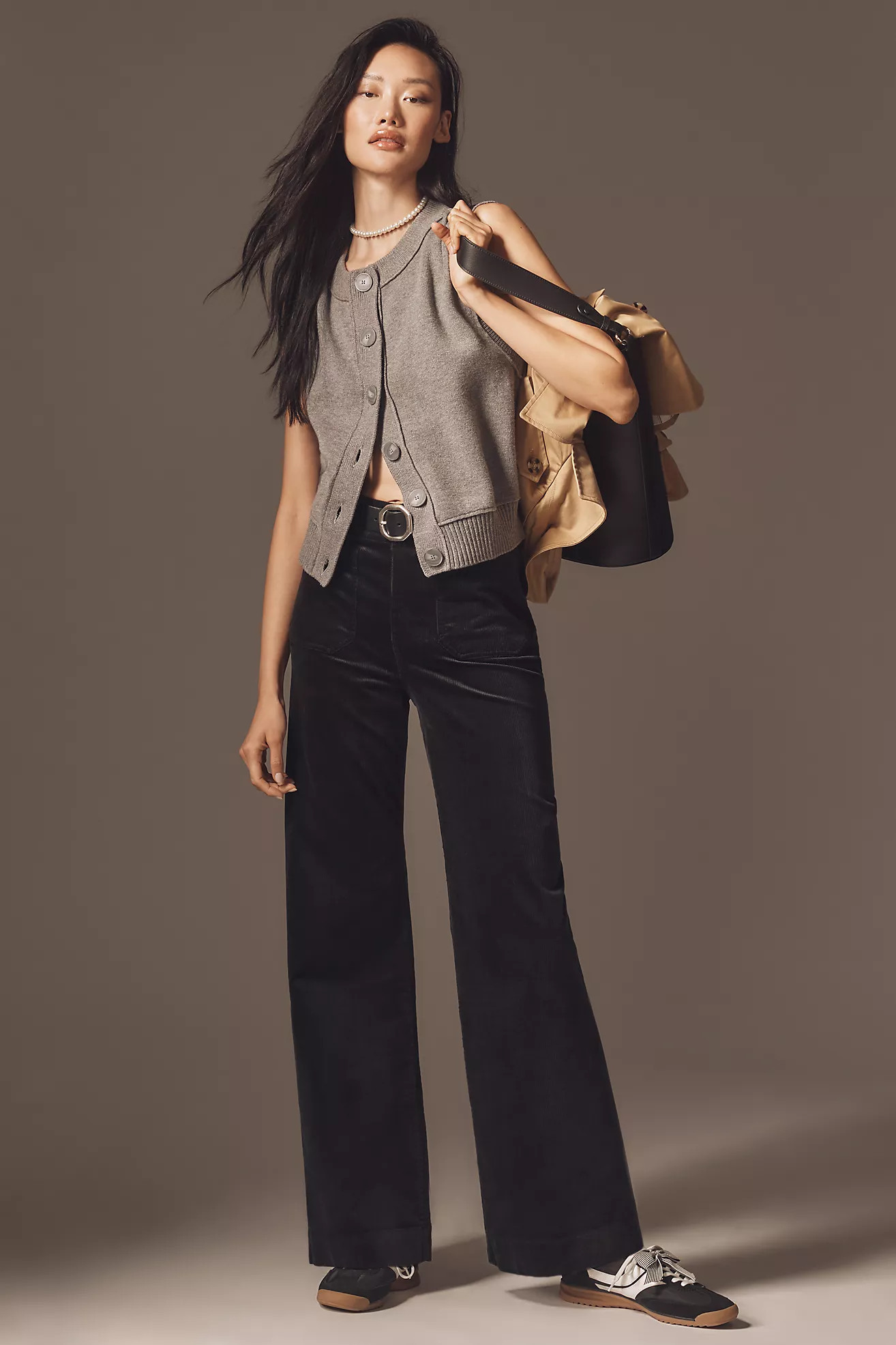 The Colette Corduroy Full-Length Wide-Leg Pants by Maeve | Anthropologie (US)