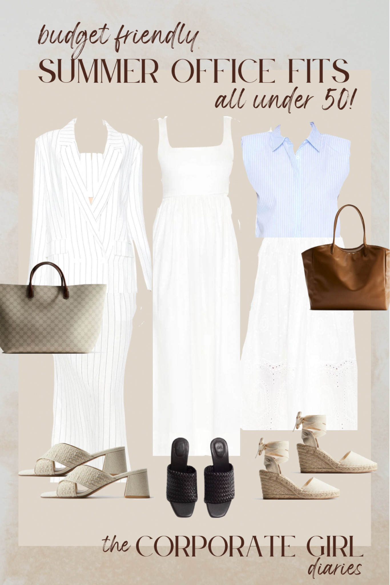 Discover Affordable Summer Work Outfits Under $50: Stylish, Budget-Friendly, and Office-Ready Looks for a Professional and Chic Wardrobe

#LTKWorkwear #LTKItBag #LTKShoeCrush