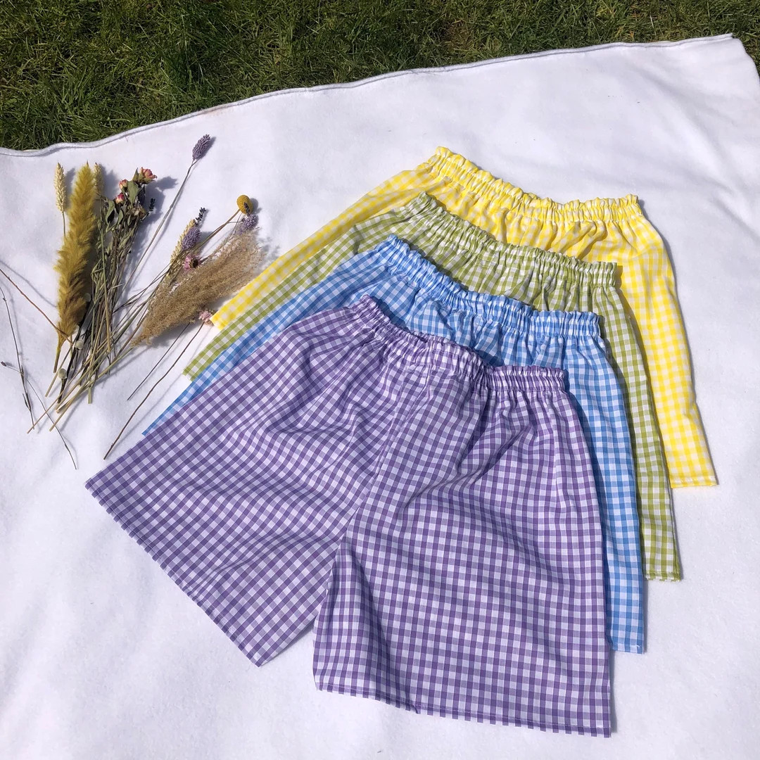 Multiple colours* handmade gingham shorts | Etsy (UK)
