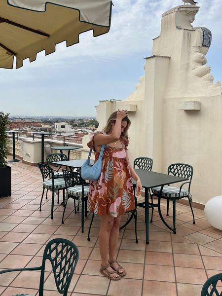 Love this crescent bag!! It fits a lot and is under $20!!
-the dress is secondhand but the brand is called “open edit" 

#LTKtravel