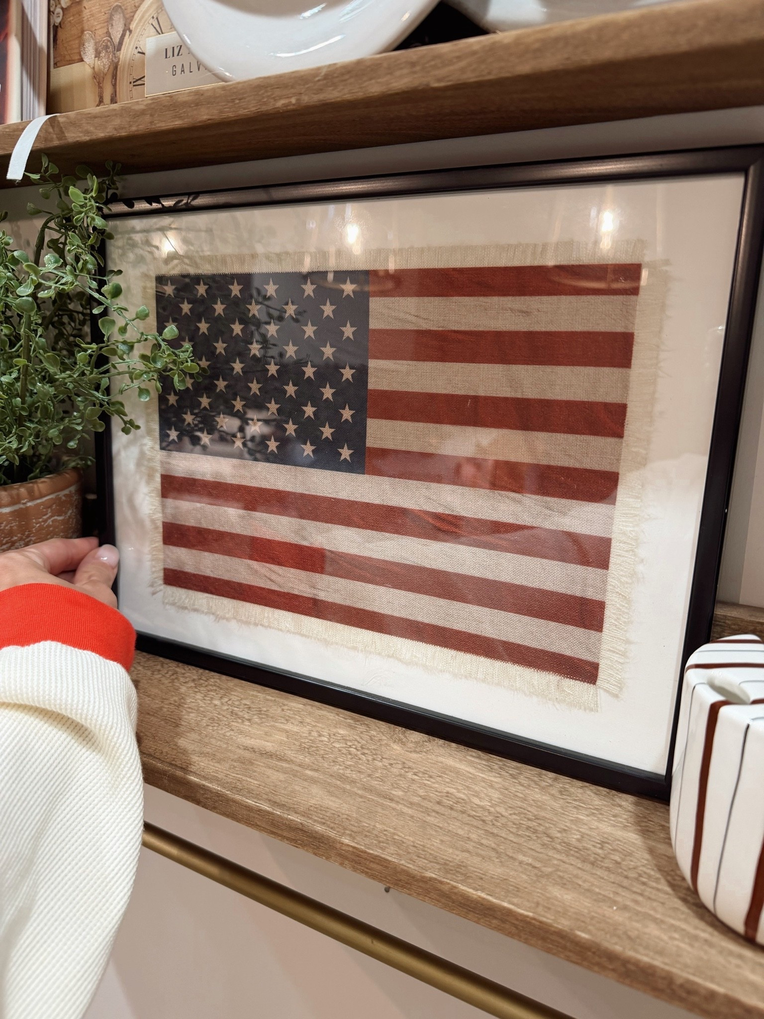 One of my favorite pieces this season🇺🇸✨ so timeless! 

A @Target find🫶🏼 #sponsored / home decor / patriotic / 4th of July / Holley Gabrielle home

#LTKHome #LTKSeasonal
