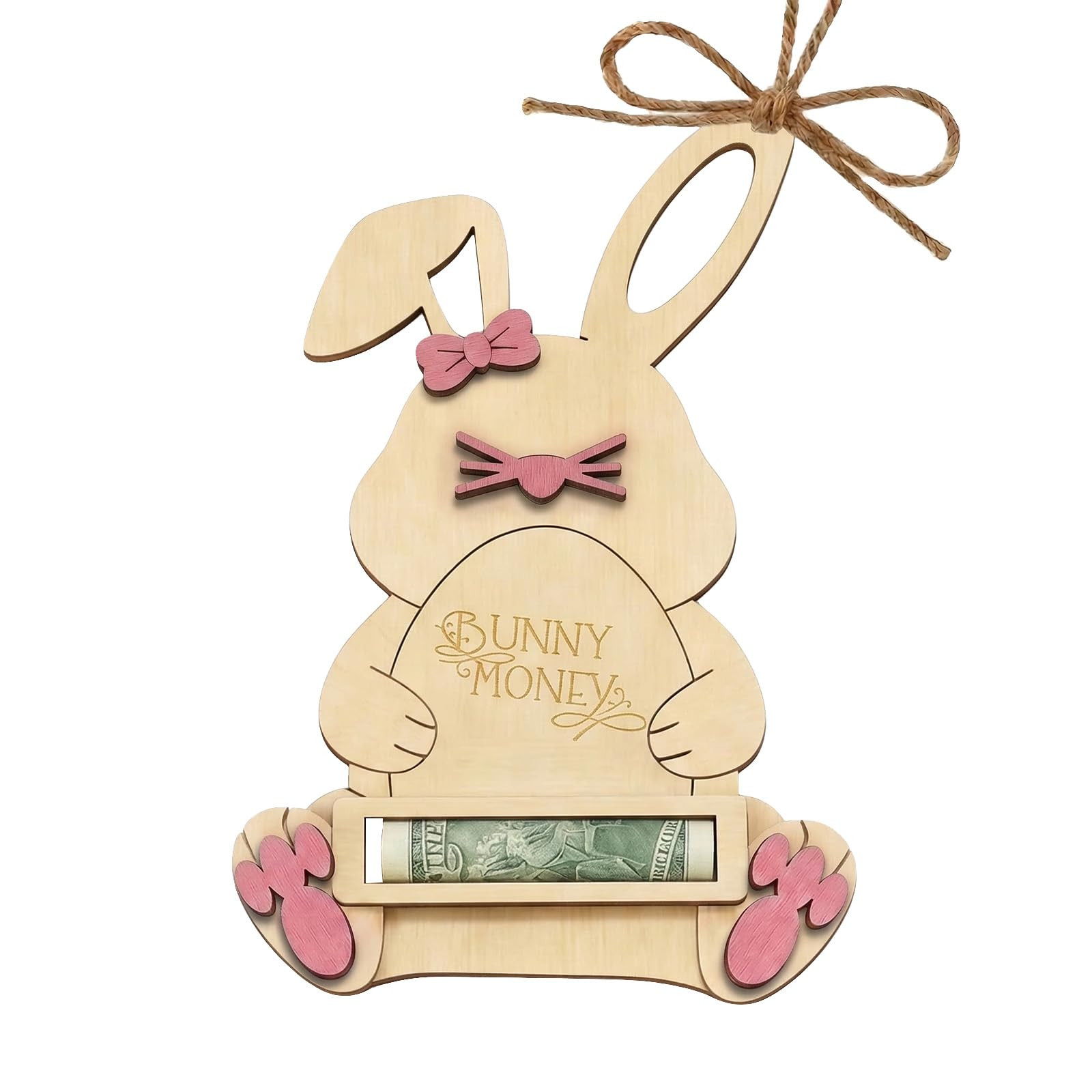 SMBLCE Easter Bunny Money Holder for Cash Gift, Easter Basket Stuffers Gift Card Holder Tags, Ide... | Amazon (US)