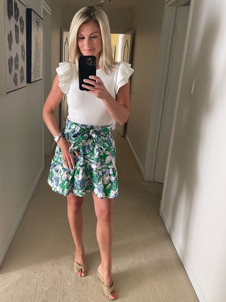 A perfect look for work, brunch, cocktails, or dinner! Love a bold skirt with a neutral top and shoes!

Fit4Janine, Anthropologie, Avara, Summer Outfits

#LTKFindsUnder100 #LTKSeasonal #LTKStyleTip