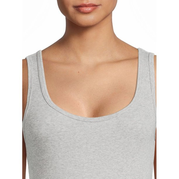 Time and Tru Women's Ribbed Tank Top, 3-Pack - Walmart.com | Walmart (US)