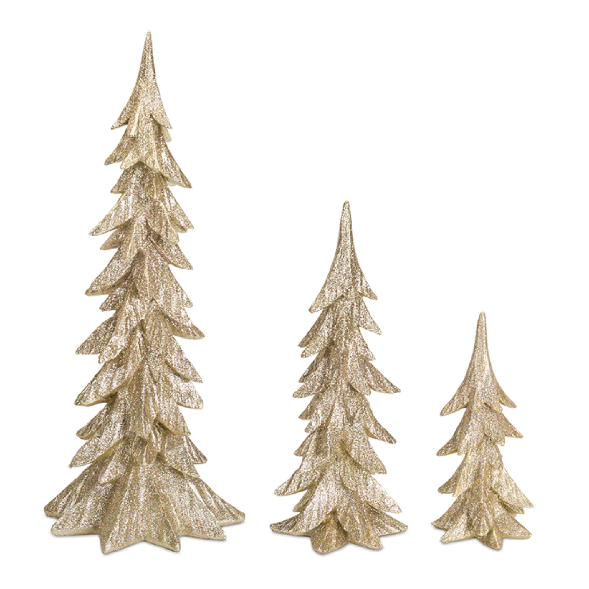 The Holiday Aisle® 3 Piece Resin Trees Set | Wayfair | Wayfair North America