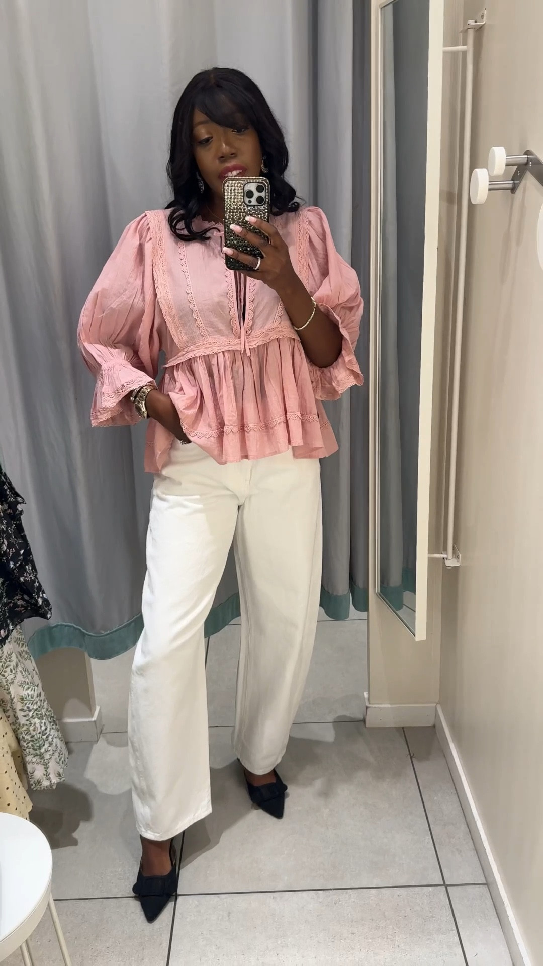 H&M Try-On Haul
Floral Mini Dress: Wearing a small however, slightly big at the bust (I’m a 34D) 
Floral Maxi Dress: True to size. Wearing a small
Polka Dot Maxi Dress: Wearing a small however slightly big for me at the waist. 
Pink Top: Trie to size. Wearing a small
White Jeans: True to size. Wearing a 6. 
Lavender Sweater Cardigan: True to size. Wearing a small. 
Black Balloon Pants: True to size. Wearing a small. 

Spring Outfits 2026, Spring Outfit, Spring Fashion, Ootd, Spring Dresses, Dress, 



#LTKootd #LTKSeasonal #LTKOver40