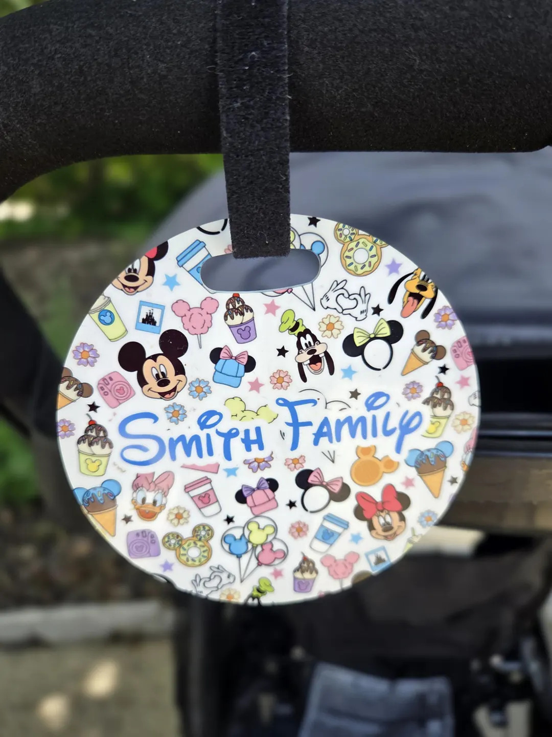 DISNEY STROLLER SIGN, That Doubles as a Bag Tag. Perfect for a Day at a Theme Park or Zoo. Stroll... | Etsy (US)