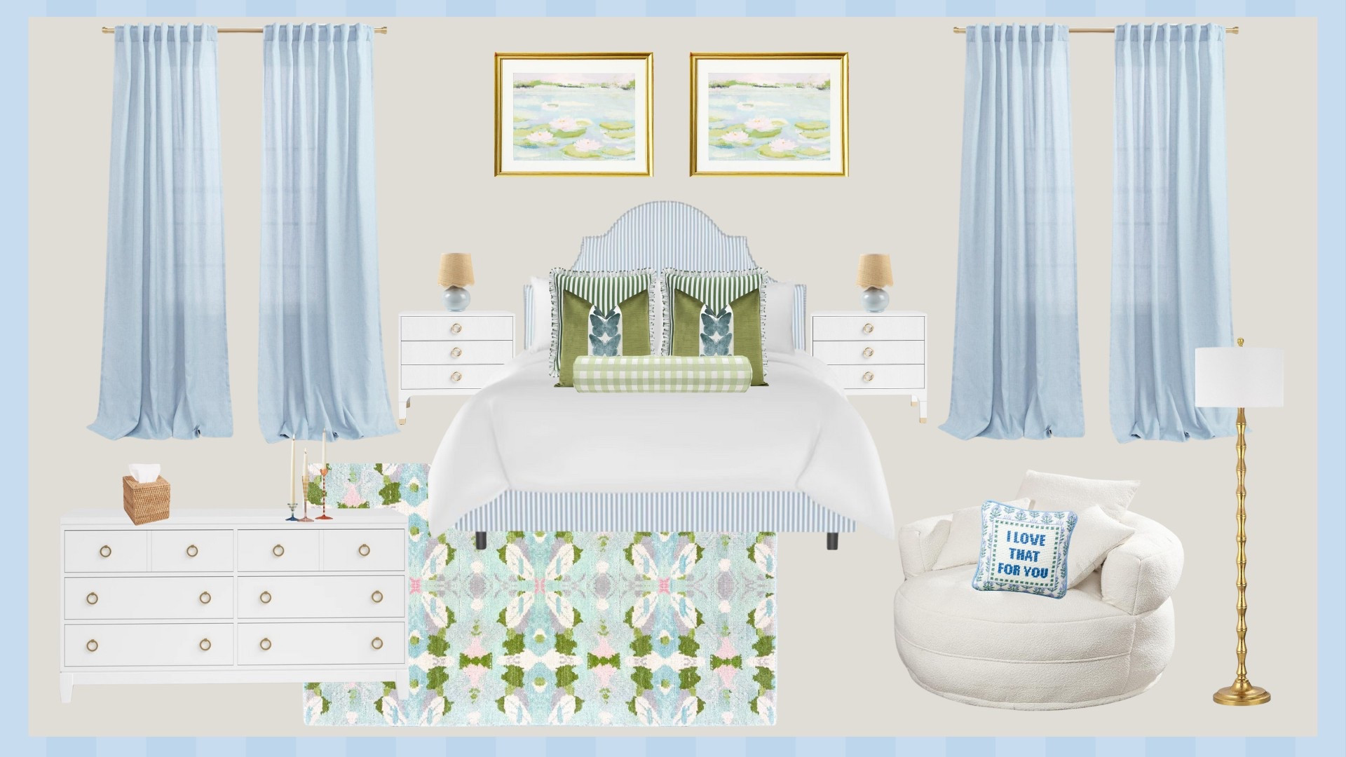 My favorite bedroom inspo!!! 
Rug: Laura Park
Dresser: Wayfair 

#LTKSummerEdit #LTKHome